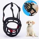 La museruola del cane impedisce di mordere, masticare e abbaiare, consente di bere e ansimare, dimensioni: 6,8 * 6,3 * 7,8 cm, Size: 6.8*6.3*7.8cm