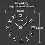 Orologio da parete silenzioso 40 cm per soggiorno