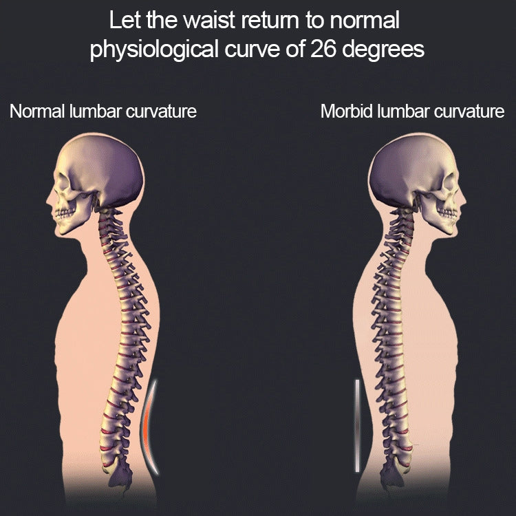 Terapia magnetica 18 magneti Stabilizzatore di allungamento della colonna vertebrale Massaggiatore per trazione lombare