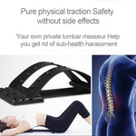 Terapia magnetica 18 magneti Stabilizzatore di allungamento della colonna vertebrale Massaggiatore per trazione lombare