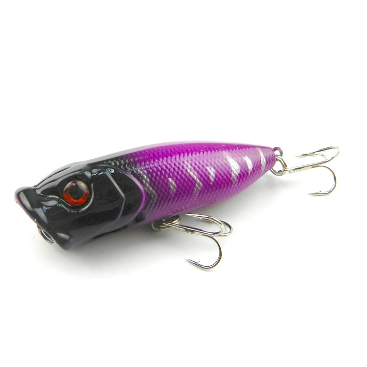 HENGJIA Esche da pesca artificiali in plastica Popper Esca da pesca bionica con ganci, Lunghezza: 6,5 cm, Consegna colore casuale, Length: 6.5cm