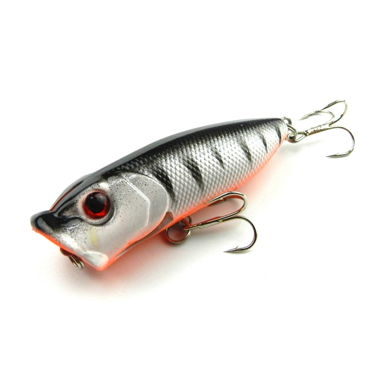 HENGJIA Esche da pesca artificiali in plastica Popper Esca da pesca bionica con ganci, Lunghezza: 6,5 cm, Consegna colore casuale, Length: 6.5cm