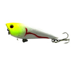 Esche da pesca artificiali Popper 7 cm con ganci