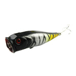 HENGJIA Esche da pesca artificiali in plastica Popper Esca da pesca bionica con ganci, Lunghezza: 9 cm, Consegna colore casuale, Length: 9 cm