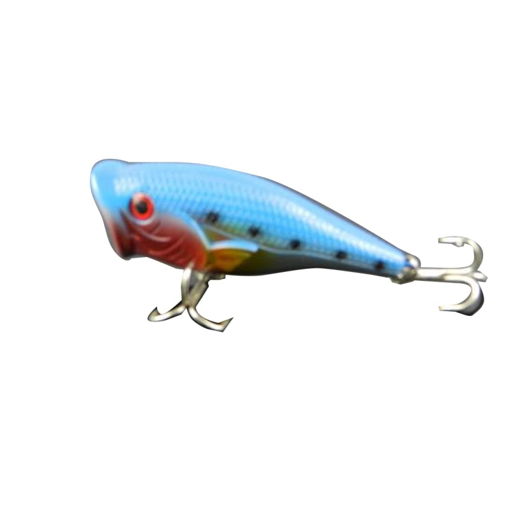 HENGJIA Esche da pesca artificiali in plastica Popper Esca da pesca bionica con ganci, Lunghezza: 6,5 cm, Consegna colore casuale, Length: 6.5 cm