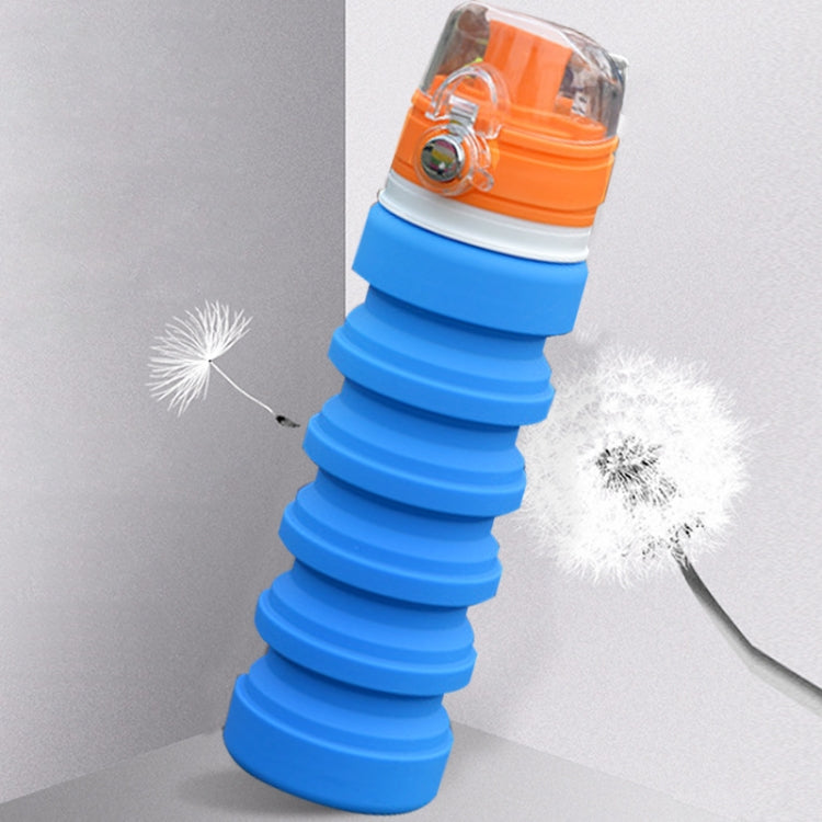 Borraccia sportiva pieghevole in silicone 500 ml