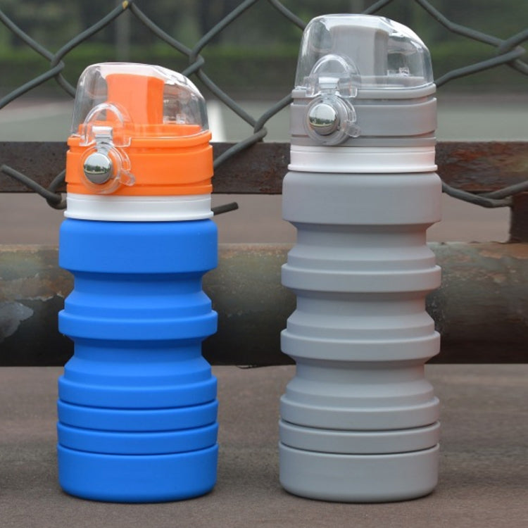 Borraccia sportiva pieghevole in silicone 500 ml
