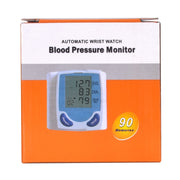 Monitor della pressione arteriosa con polsino da polso completamente automatico, 90 set di memoria