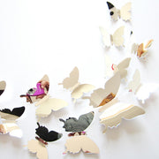 36 pezzi di decorazione per la casa Originalità PC 3D superficie a specchio farfalla adesivo da parete, Butterfly Wall Paste 2