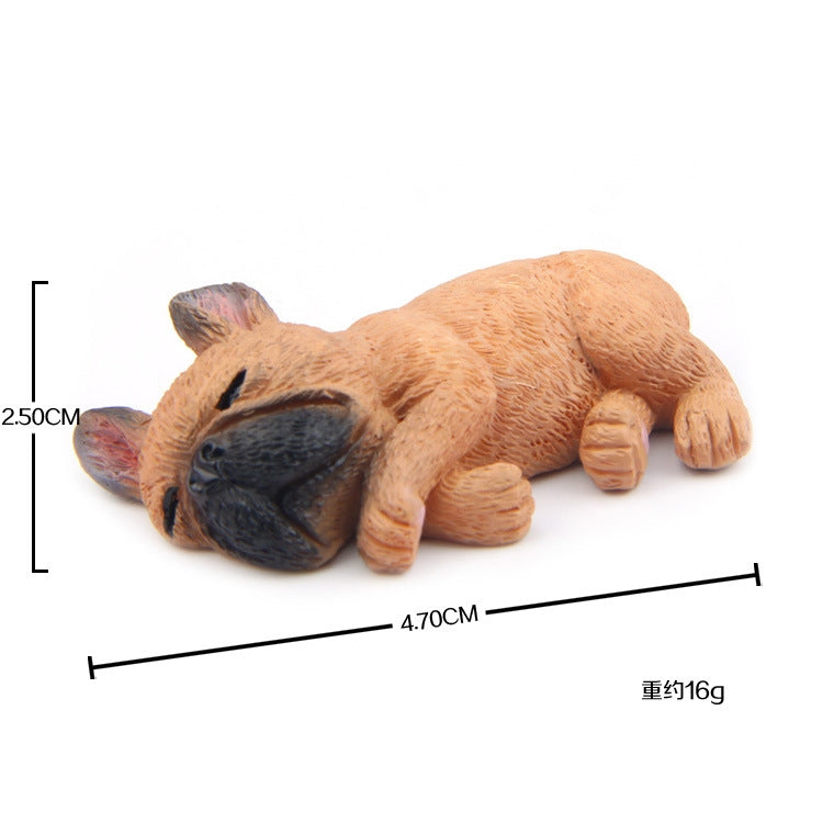 Decorazione per la casa Bella Rrunk on Sleep Pasta per frigorifero 3D Bulldog francese, NON magnetica, French Bulldog  NO Magnetic