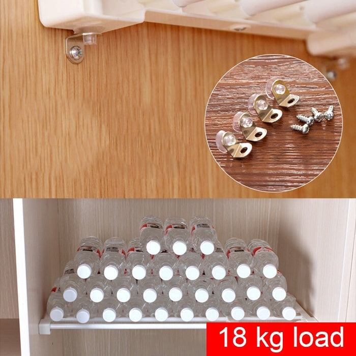 Armadietto con deflettore a strati, per armadio, scaffale, per dormitorio, armadio, pannello divisorio, larghezza: 24 cm, intervallo di estensione: 38-55 cm, Stretch Range:38-55cm