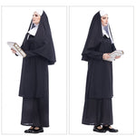 Costume Suora Missionaria Donna Halloween Taglie S-XL
