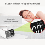 Altoparlante sveglia Bluetooth K11 Radio con display musicale digitale creativo con doppia interfaccia USB, supporto disco U / scheda TF / FM / AUX, spina UE, EU Plug(Black), EU Plug(White)