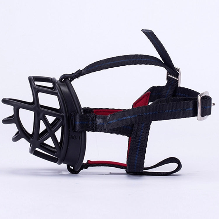 La museruola del cane impedisce di mordere, masticare e abbaiare, consente di bere e ansimare, dimensioni: 8,8 * 8,4 * 11 cm, Size: 8.8*8.4*11cm
