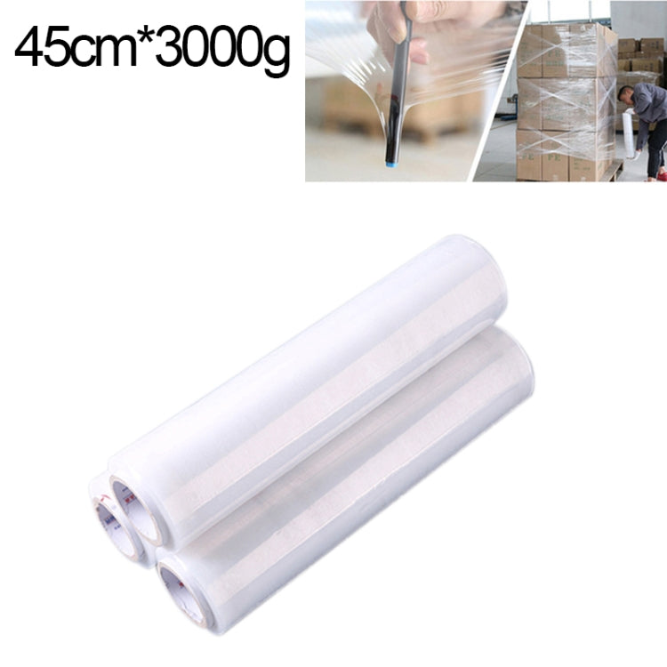 Pellicola avvolgente estensibile trasparente 45 cm x 390 m