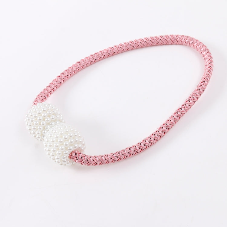 Ornamenti di moda Cinturino per tende con fibbia magnetica perlata, Pearl