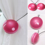 Corda per cravatta con fibbia per tenda con magnete in filo di acciaio in resina moda Cat Eye da 2 pezzi, Cat Eye Resin