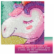 Federa per cuscino decorativa con motivo bandiera britannica con paillettes, fodera per cuscino reversibile, dimensioni: 40 cm x 40 cm
