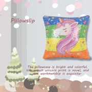 Federa per cuscino decorativa con motivo bandiera britannica con paillettes, fodera per cuscino reversibile, dimensioni: 40 cm x 40 cm