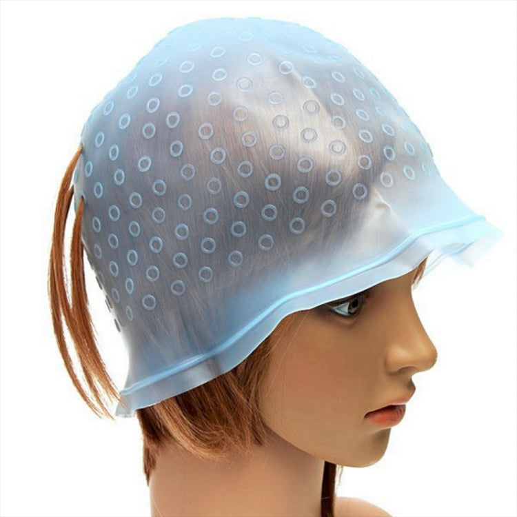 Cappello in silicone per tintura capelli con gancio in metallo
