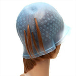 Cappello in silicone per tintura capelli con gancio in metallo