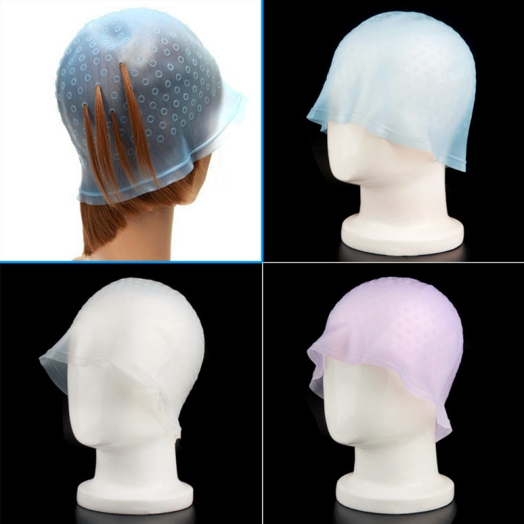 Cappello per tintura per capelli resistente agli acidi e agli alcali in silicone resistente alle alte temperature, consegna casuale dei colori, Dye Hat