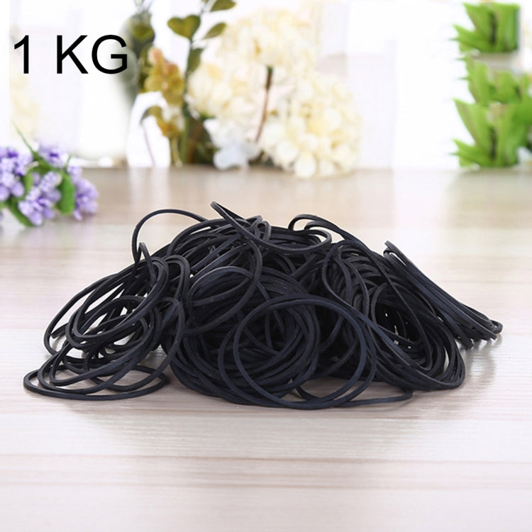 Elastici neri in carta per fatture, dollari, soldi, elastici elastici, 1 kg per sacchetto, Black