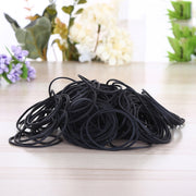Elastici neri in carta per fatture, dollari, soldi, elastici elastici, 1 kg per sacchetto, Black