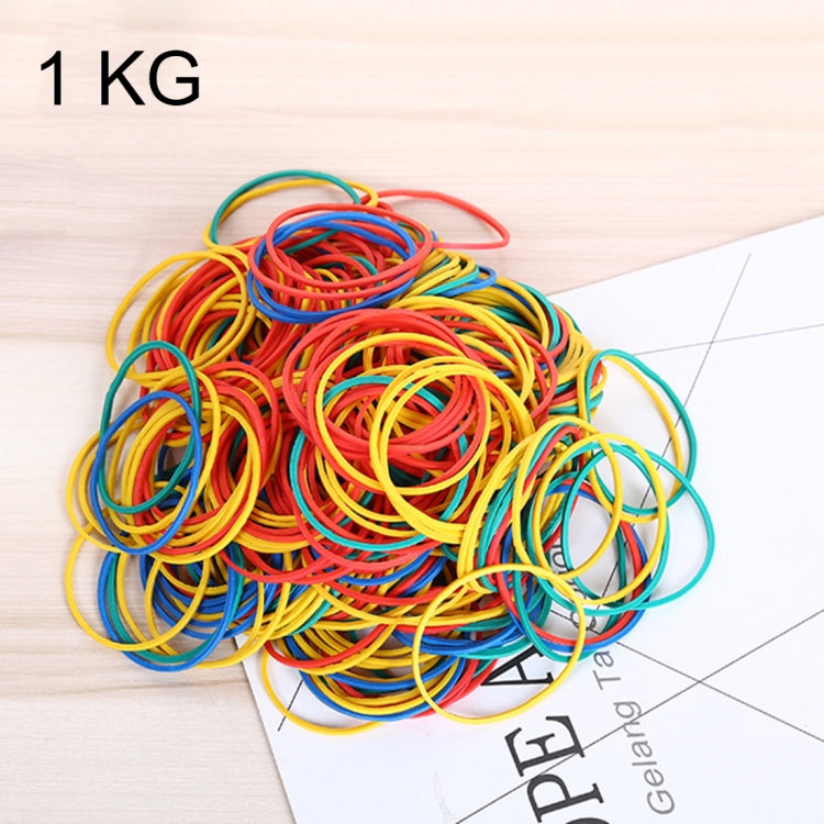 Elastici colorati assortiti 1 kg per ufficio e scuola