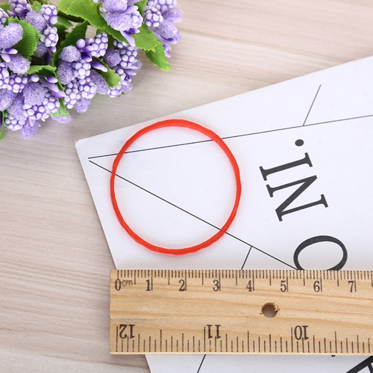 Elastici elastici elastici robusti rossi Articoli di cancelleria per ufficio scolastico a casa, 1 kg per borsa, Red