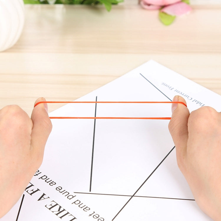 Elastici elastici elastici robusti rossi Articoli di cancelleria per ufficio scolastico a casa, 1 kg per borsa, Red