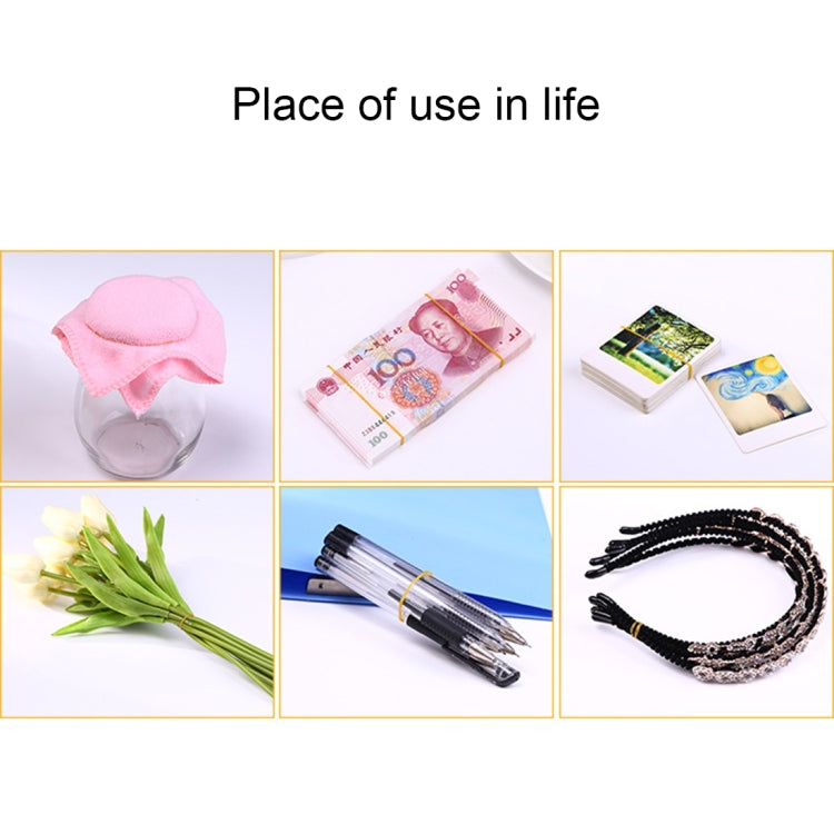 Elastici elastici elastici robusti rossi Articoli di cancelleria per ufficio scolastico a casa, 1 kg per borsa, Red