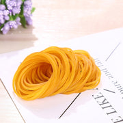 Elastici elastici elastici robusti gialli Articoli di cancelleria per ufficio scolastico, 1 kg per borsa, Yellow