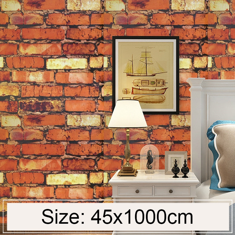 Carta da parati adesiva effetto pietra arcobaleno 3D 45x1000 cm