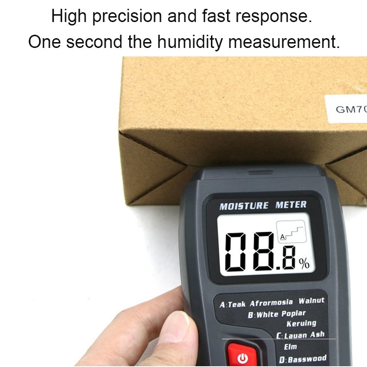 Rechargeable Wood Moisture Tester Battery-Free Wood Floor and Cardboard Moisture Measurement