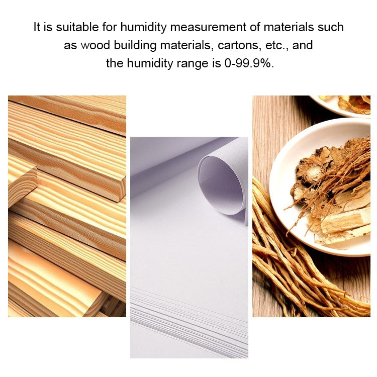 Rechargeable Wood Moisture Tester Battery-Free Wood Floor and Cardboard Moisture Measurement