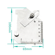 Righello multifunzione per ispezione saldatura con calibro per saldatura d'angolo in acciaio inossidabile a camma MG-8, MG-8