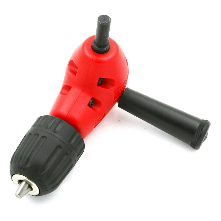 Testa di commutazione regolabile Presa per trapano ad angolo retto con impugnatura triangolare, impugnatura circolare e gambo esagonale, Circular Handle and Hex Shank
