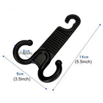 2 pezzi per giovane giocatore a forma di artiglio durevole gancio per sedile posteriore per auto gancio per borsa per bagagliaio gancio per bagagli per poggiatesta automatico, Car Seat Back Hook