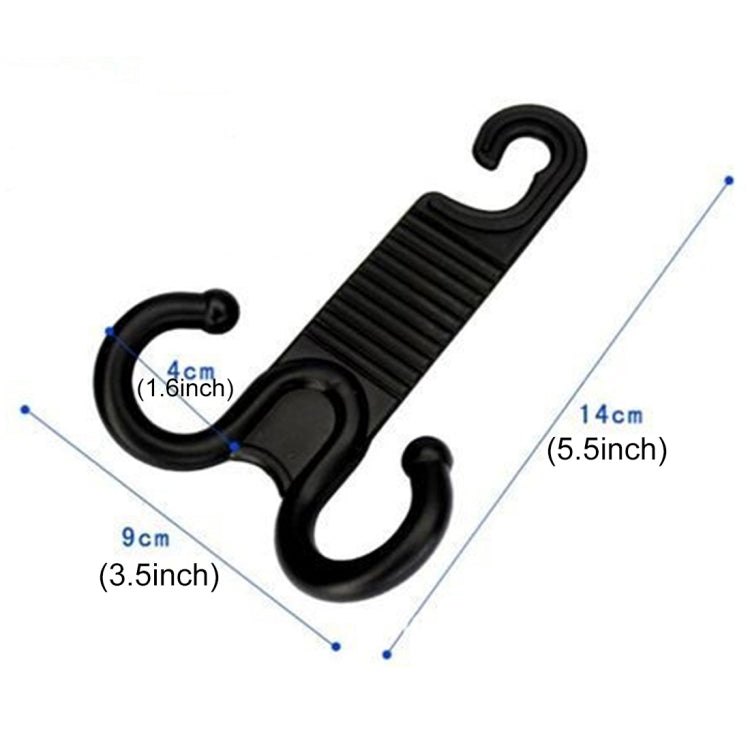 2 pezzi per giovane giocatore a forma di artiglio durevole gancio per sedile posteriore per auto gancio per borsa per bagagliaio gancio per bagagli per poggiatesta automatico, Car Seat Back Hook