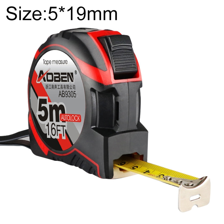 Metro a nastro retrattile Aoben Mini righello portatile, lunghezza: 5 m, larghezza: 19 mm, Length: 5m Width: 19mm
