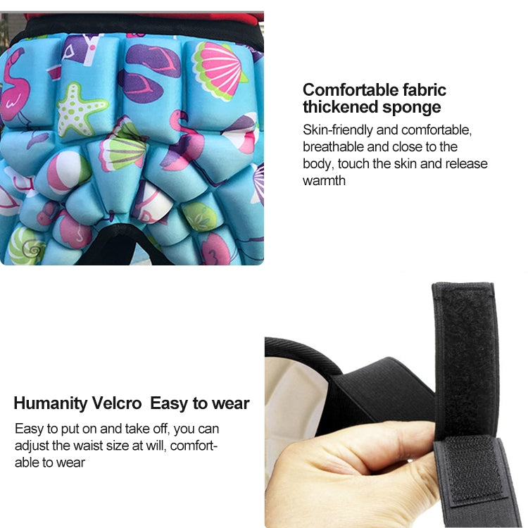 Pantaloni sportivi imbottiti per il pattinaggio a rotelle per bambini, sport all'aria aperta, Anti-fall Pants (Blue), Anti-fall Pants (Pink)