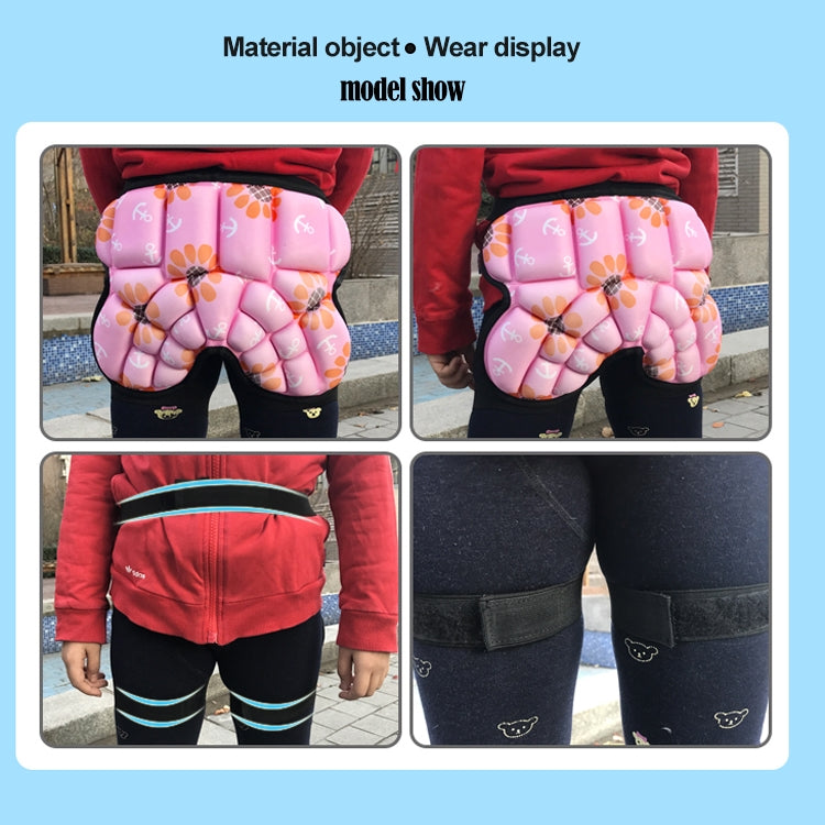 Pantaloni sportivi imbottiti per il pattinaggio a rotelle per bambini, sport all'aria aperta, Anti-fall Pants (Blue), Anti-fall Pants (Pink)