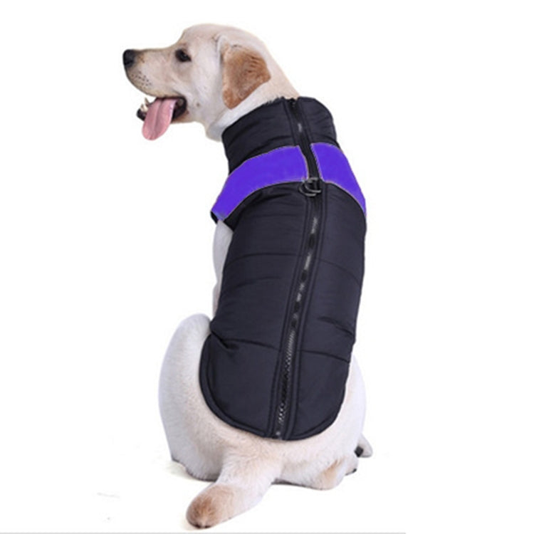 Tuta da sci con gilet in cotone per cani, taglia: 4XL, petto: 63 cm, lunghezza schiena: 55 cm, Size: 4XL