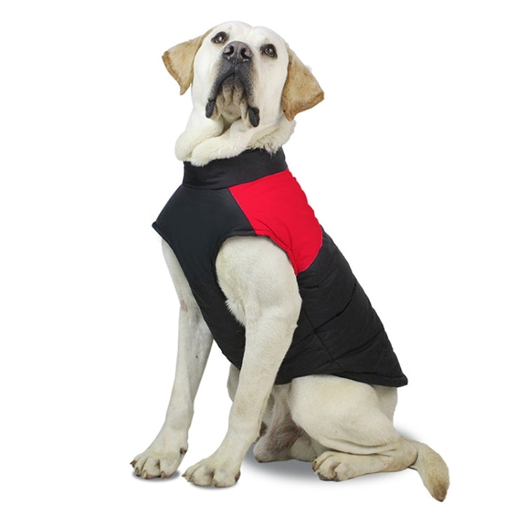 Tuta da sci con gilet in cotone per cani, taglia: 4XL, petto: 63 cm, lunghezza schiena: 55 cm, Size: 4XL