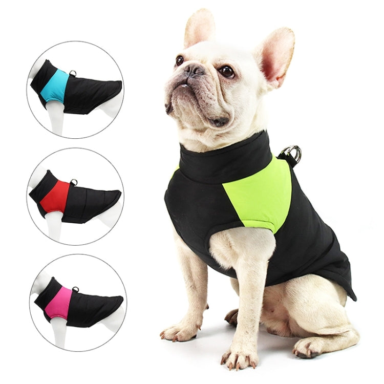 Tuta da sci con gilet in cotone per cani, taglia: 4XL, petto: 63 cm, lunghezza schiena: 55 cm, Size: 4XL