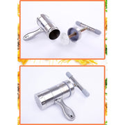 Macchina per pasta manuale in acciaio inossidabile per uso domestico Macchina per noodle a pressione manuale Macchina per noodle con 5 modelli, Pressure Noodle Maker