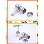 Macchina per pasta manuale in acciaio inox con 5 modelli