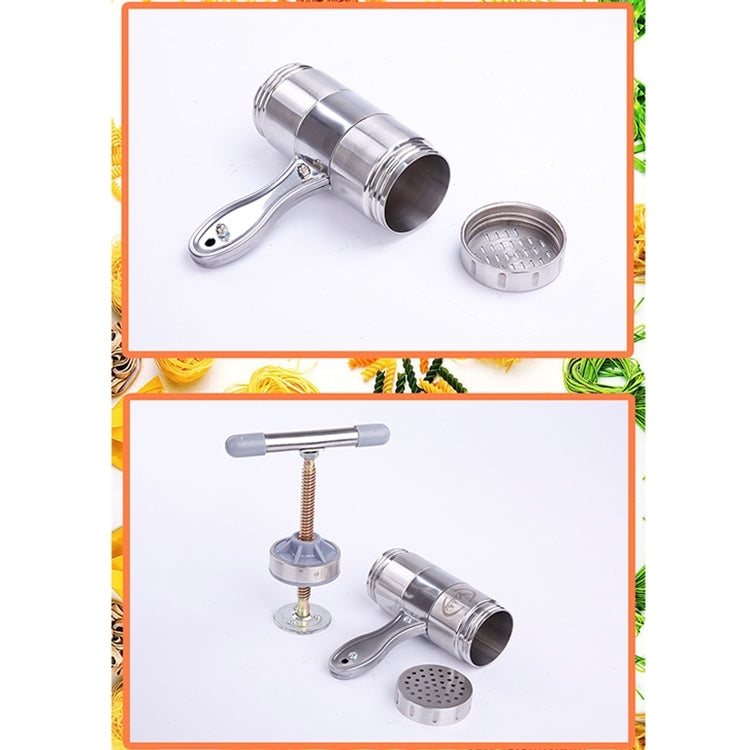 Macchina per pasta manuale in acciaio inox con 5 modelli
