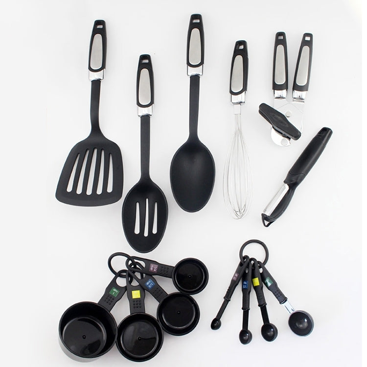 Set di utensili da cucina multifunzione da quattordici pezzi, resistente al calore